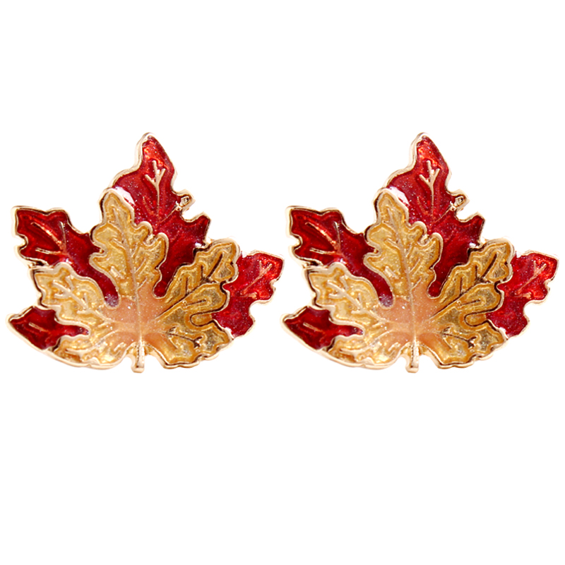 Metal Enamel Small Maple Leaf Ear Studs Chinese Colored Earrings S925 Silver Needle Earwear Women Accessories
Metal Enamel Small Maple Leaf Ear Studs Chinese Colored Earrings S925 Silver Needle Earwear Women Accessories
