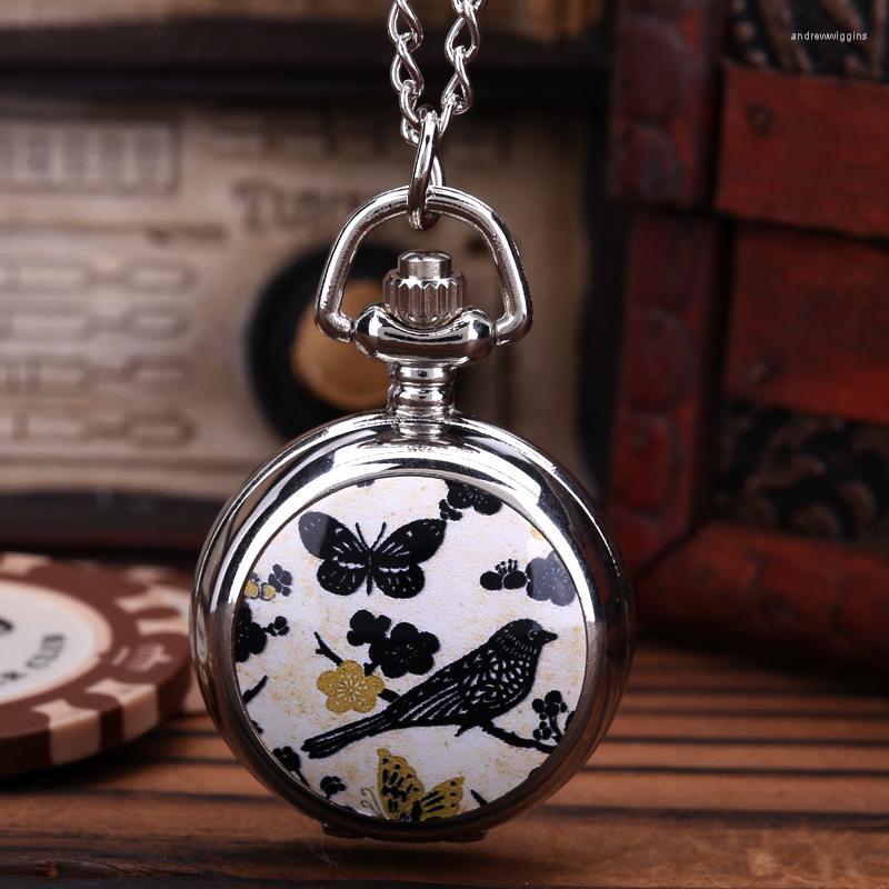 Pocket Watches Luxury Flower Print Quartz Watch For Men Women Boys Bird Butterfly Engraved Case Fob Chain Clock Collection Gift, 01
Pocket Watches Luxury Flower Print Quartz Watch For Men Women Boys Bird Butterfly Engraved Case Fob Chain Clock Collection Gift, 01