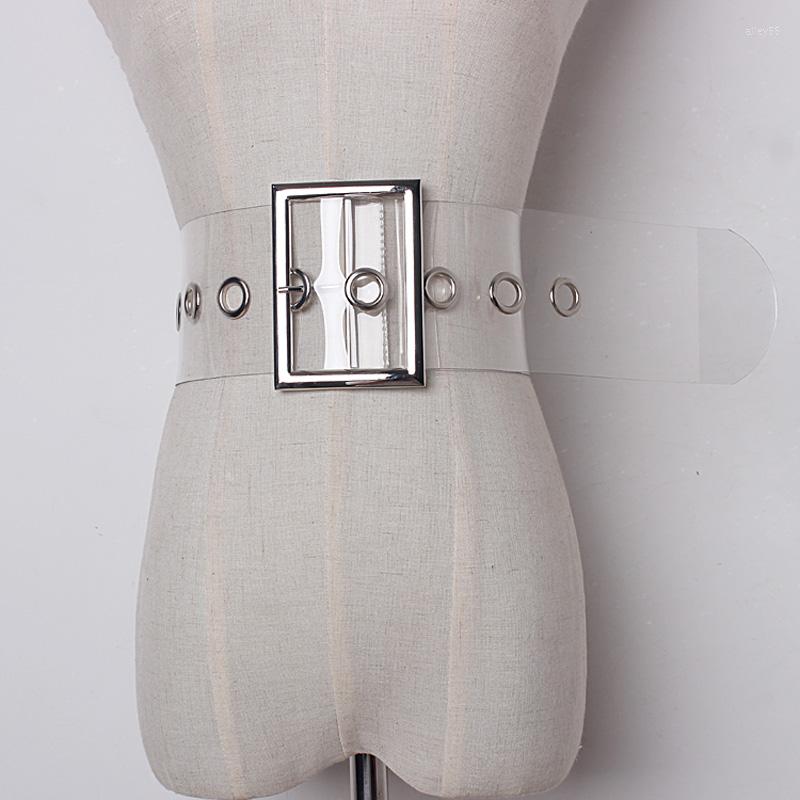 Belts Transparent Solid Color PVC Material Women Wide Belt Fashion Large Metal Pin Buckled Casual Accessories, Picture shown
Belts Transparent Solid Color PVC Material Women Wide Belt Fashion Large Metal Pin Buckled Casual Accessories, Picture shown