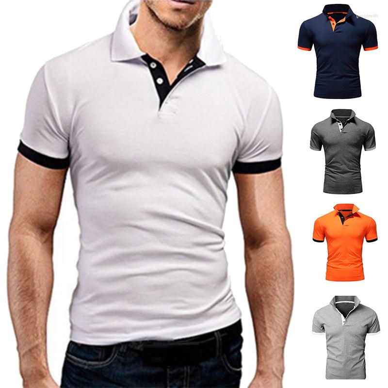 Men's Polos Mens Short Sleeve Business Work Clothes Solid Color Summer Casual Lapel Slim Polo Shirt, Black
Men's Polos Mens Short Sleeve Business Work Clothes Solid Color Summer Casual Lapel Slim Polo Shirt, Black