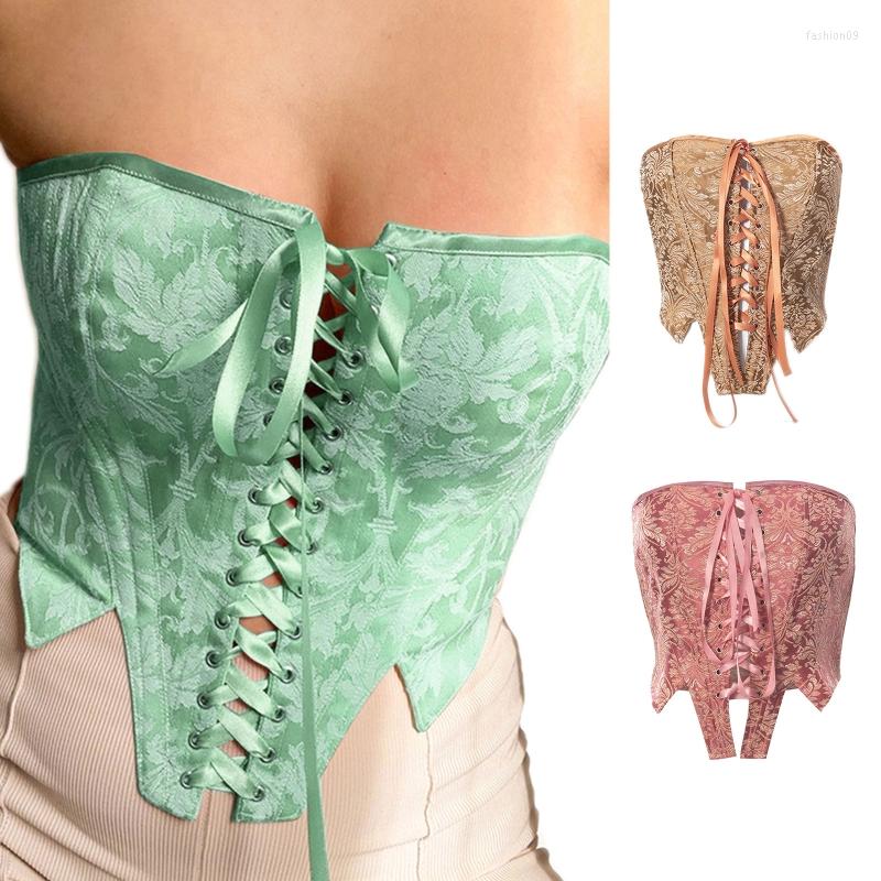 Belts 449B Street Wear Corset Sleeveless Tops Women Top Curve Shaper Modeling Strap Vintage Floral Print Bustiers, Green
Belts 449B Street Wear Corset Sleeveless Tops Women Top Curve Shaper Modeling Strap Vintage Floral Print Bustiers, Green