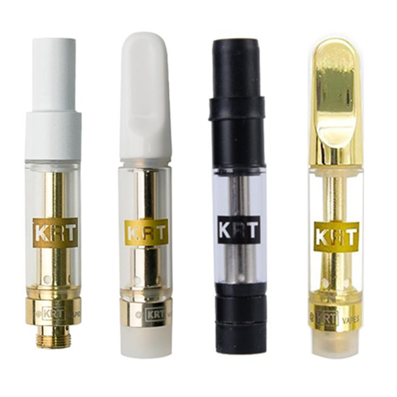 KRT Vape Cartridges Ceramic Coil Atomizer 0.8ml 1.0ml Empty Gold Tips Glass Tank 510 Thread Thick Oil Dab Vape Carts
KRT Vape Cartridges Ceramic Coil Atomizer 0.8ml 1.0ml Empty Gold Tips Glass Tank 510 Thread Thick Oil Dab Vape Carts