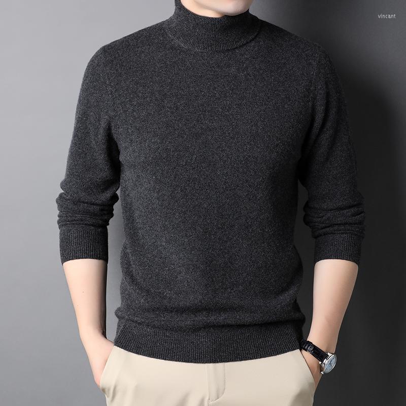 Men's Sweaters Cashmere Turtleneck Thick Men's Luxury Wool Solid Color Autumn Winter Computer Knitted Simple Male 3XL, Black
Men's Sweaters Cashmere Turtleneck Thick Men's Luxury Wool Solid Color Autumn Winter Computer Knitted Simple Male 3XL, Black
