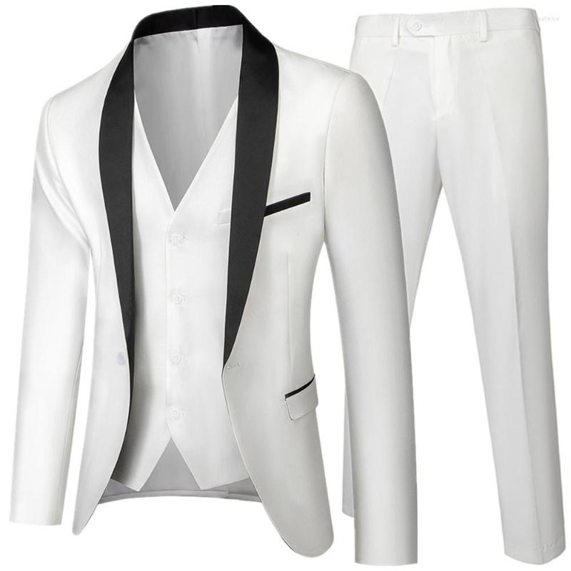 Men's Suits White Blue Autumn Wedding Party 3Pieces Set Large Size Blazer Trousers Male Coat Pants Vest Fashion Slim Fit Wear Clothing, Gold
Men's Suits White Blue Autumn Wedding Party 3Pieces Set Large Size Blazer Trousers Male Coat Pants Vest Fashion Slim Fit Wear Clothing, Gold