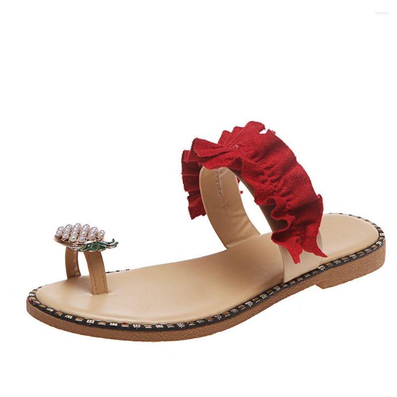 Slippers Summer 2022 European And American Toe Lace Pineapple Foreign Trade Flat Bottomed Large Size Sandals Female Factory Wholesale, Black
Slippers Summer 2022 European And American Toe Lace Pineapple Foreign Trade Flat Bottomed Large Size Sandals Female Factory Wholesale, Black