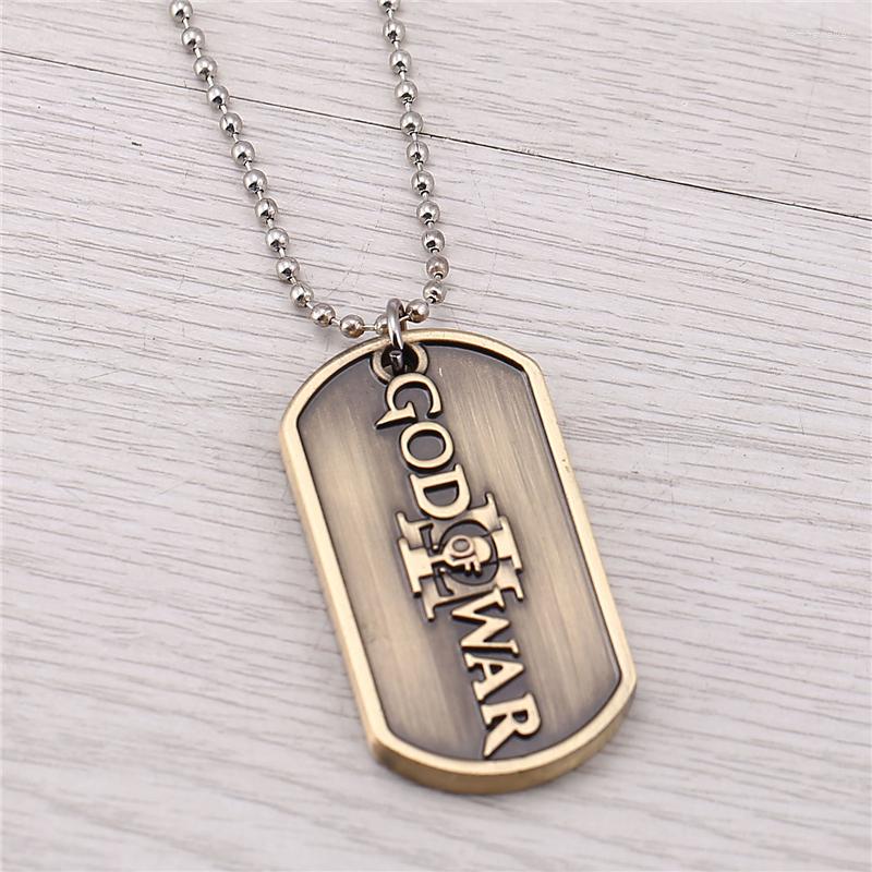 Pendant Necklaces Julie 12Pcs/lot GOD OF WAR 3 Kratos Dog Tag Model Necklace Women Games PS4 Alloy Jewelry Long Colar Feminino
Pendant Necklaces Julie 12Pcs/lot GOD OF WAR 3 Kratos Dog Tag Model Necklace Women Games PS4 Alloy Jewelry Long Colar Feminino