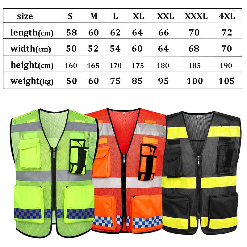 Men' Vests Size -4XL Reflective Vest High Visibility Cycling With Multi Pockets Safety For Security Guard, Orange
Men' Vests Size -4XL Reflective Vest High Visibility Cycling With Multi Pockets Safety For Security Guard, Orange