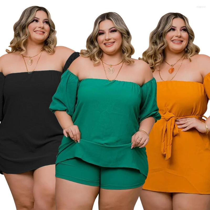 Women's Tracksuits Two-Piece Set Women Elastic Shorts Sexy Off Shoulder Solid Color Knit Long Tops Matching Casual Street Outfits Summer 2, Black
Women's Tracksuits Two-Piece Set Women Elastic Shorts Sexy Off Shoulder Solid Color Knit Long Tops Matching Casual Street Outfits Summer 2, Black