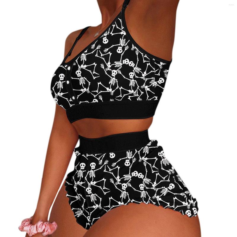Men' Sleepwear Summer Pajamas For Women Cotton Halloween Printing Sexy Set Heart Sleeveless Cami Shorts Star Slipper, Black
Men' Sleepwear Summer Pajamas For Women Cotton Halloween Printing Sexy Set Heart Sleeveless Cami Shorts Star Slipper, Black