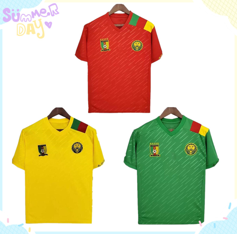 2022 Cameroon Nations Team ABOUBAKAR Mens Soccer Jerseys CHOUPO-MOTING BAHOKEN BASSOGOG GANAGO EKAMBI Home Away 3rd Red Football Shirts, Black
2022 Cameroon Nations Team ABOUBAKAR Mens Soccer Jerseys CHOUPO-MOTING BAHOKEN BASSOGOG GANAGO EKAMBI Home Away 3rd Red Football Shirts, Black