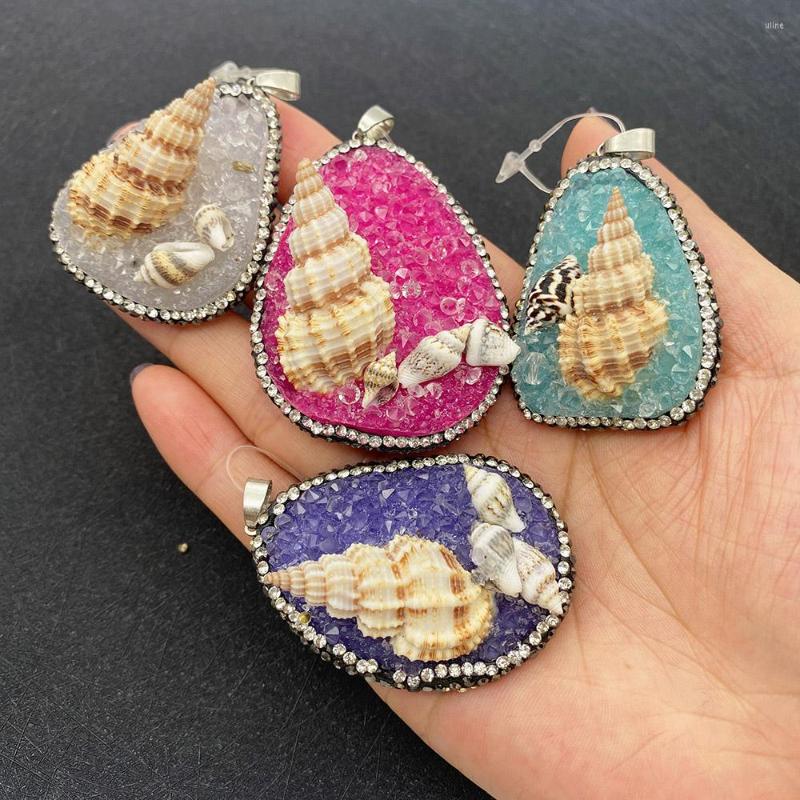 Charms Irregular Resin Conch Pendant Natural Semi Precious Stone For DIY Rhinestone Necklace Jewelry Making Charm Accessories
Charms Irregular Resin Conch Pendant Natural Semi Precious Stone For DIY Rhinestone Necklace Jewelry Making Charm Accessories