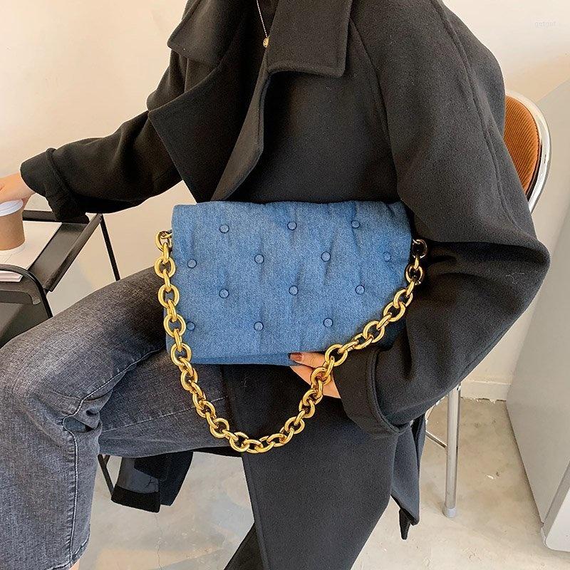 Evening Bags Brand Female Shoulder 2022 Denim Quality Thick Metal Chain And Handbag Clutch Ladies Hobo Bag, Yellow shoulder bag.
Evening Bags Brand Female Shoulder 2022 Denim Quality Thick Metal Chain And Handbag Clutch Ladies Hobo Bag, Yellow shoulder bag.