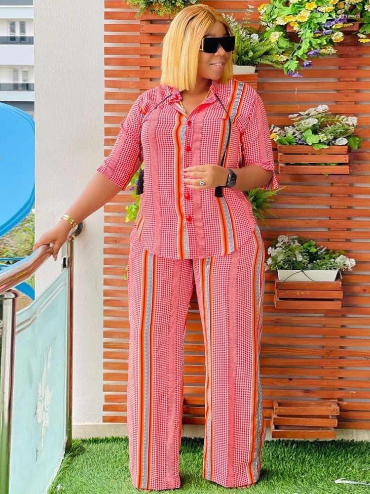 Women's Two Piece Pants 2 Pieces Women's Sets Summer Autumn Stripe Print Blouse Shirt Suit Tops And Long Suits Set Tracksuit Outfit, Pink 
Women's Two Piece Pants 2 Pieces Women's Sets Summer Autumn Stripe Print Blouse Shirt Suit Tops And Long Suits Set Tracksuit Outfit, Pink