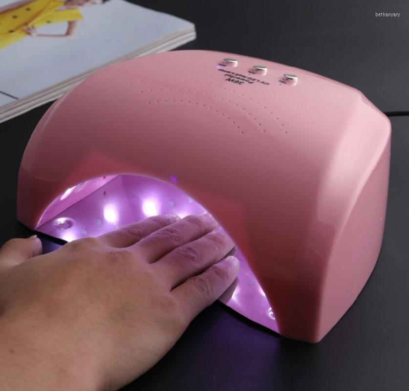Nail Dryers Brand Dryer 36W Lamp UV LED Quick Dry Gel Polish Curing Machine Auto Sensor For All Gels Dual Light, Red
Nail Dryers Brand Dryer 36W Lamp UV LED Quick Dry Gel Polish Curing Machine Auto Sensor For All Gels Dual Light, Red
