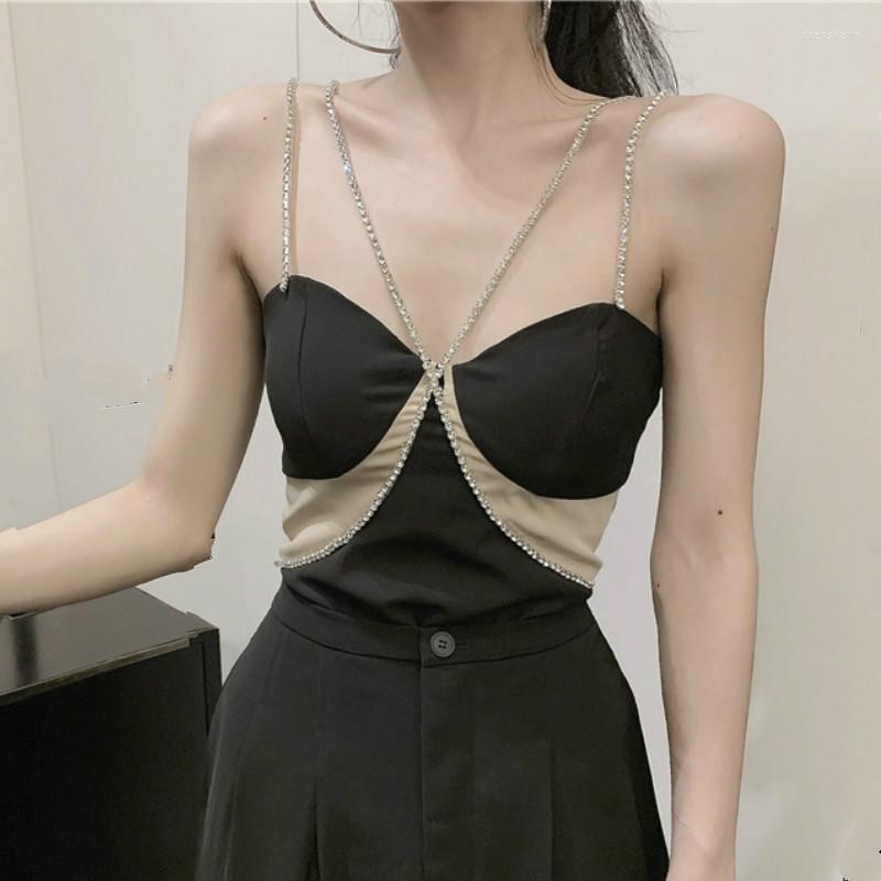 Women' Tanks Summer Women Gemstones Rhinestones Strap Camis Femme Sexy Lady Camisole Tops Woman, Black
Women' Tanks Summer Women Gemstones Rhinestones Strap Camis Femme Sexy Lady Camisole Tops Woman, Black