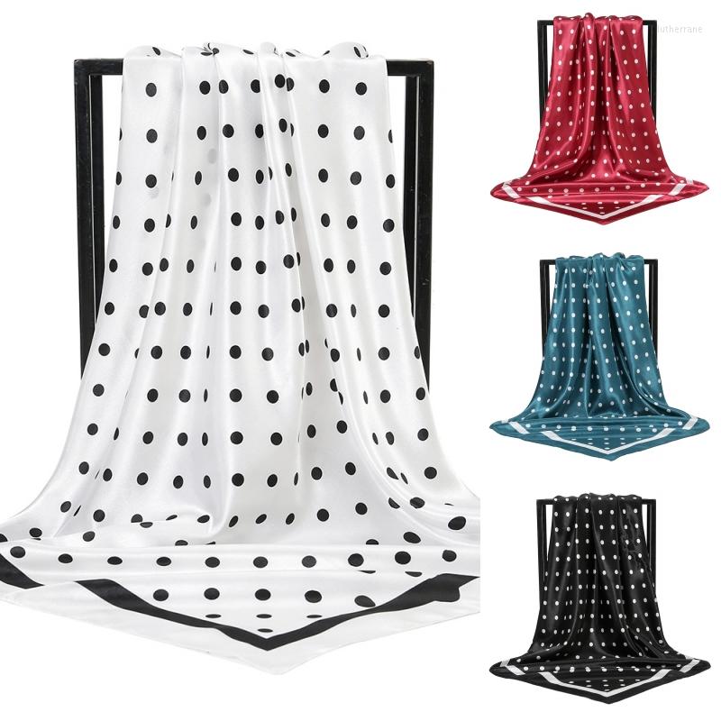 Scarves Women And Girls Polka Dot Satin Scarf Square Bandanas Headband Head Wraps Neck Kerchief Hair Cover Turban 90cm
Scarves Women And Girls Polka Dot Satin Scarf Square Bandanas Headband Head Wraps Neck Kerchief Hair Cover Turban 90cm