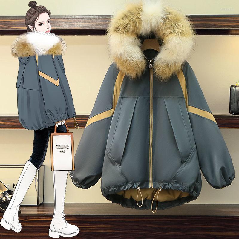 Women's Down 2022 Winter Cotton-Padded Clothes Parka Plus Size Coats Fur Collar Splicing Thickening Hooded Parkas Jackets Women, Beige
Women's Down 2022 Winter Cotton-Padded Clothes Parka Plus Size Coats Fur Collar Splicing Thickening Hooded Parkas Jackets Women, Beige