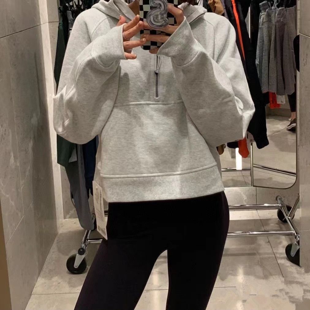 Lu Scuba Half Zip Hoodie Womens Yoga Suit Designer Lululemens Hooded Sweatshirt Ladies Gym Sportswear Outdoor Sports Jogging Hoody Thick Leisure sports 2023, Ruru 2
Lu Scuba Half Zip Hoodie Womens Yoga Suit Designer Lululemens Hooded Sweatshirt Ladies Gym Sportswear Outdoor Sports Jogging Hoody Thick Leisure sports 2023, Ruru 2