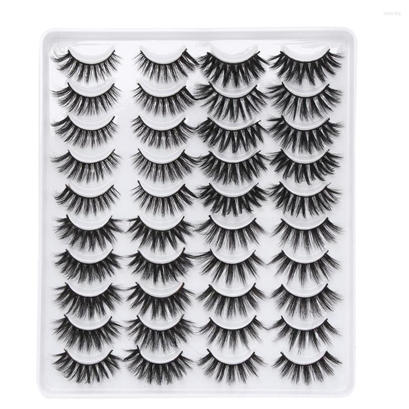 False Eyelashes 20 Pairs Handmade 3D Faux Mink Fluffy Lashes Extension Beauty Natural Makeup Cruelty-free Eyelash
False Eyelashes 20 Pairs Handmade 3D Faux Mink Fluffy Lashes Extension Beauty Natural Makeup Cruelty-free Eyelash