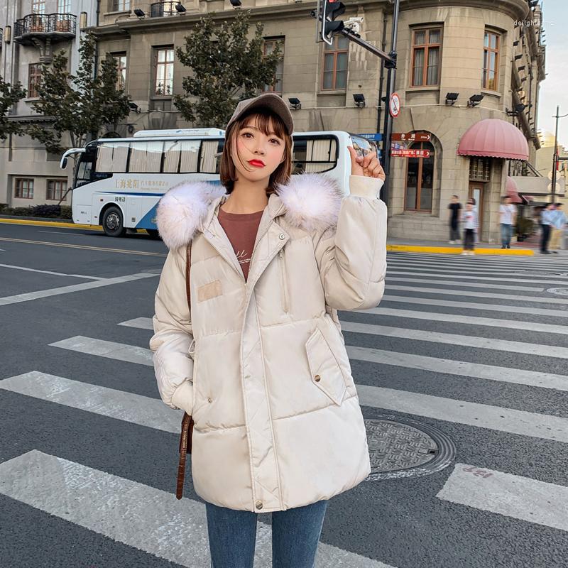 Women' Down Winter Jacket Women Fashion 2022 Korean Loose Cotton Coat Fur Hooded Bread Parka Clothing Long Sleeve With Zipper Pockets, Black
Women' Down Winter Jacket Women Fashion 2022 Korean Loose Cotton Coat Fur Hooded Bread Parka Clothing Long Sleeve With Zipper Pockets, Black