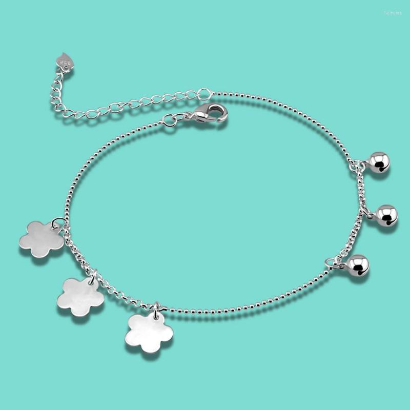 Anklets Summer Silver Jewelry 925 Sterling Anklet Cute Flower Pendant Design Solid Femal Foot Accessories
Anklets Summer Silver Jewelry 925 Sterling Anklet Cute Flower Pendant Design Solid Femal Foot Accessories