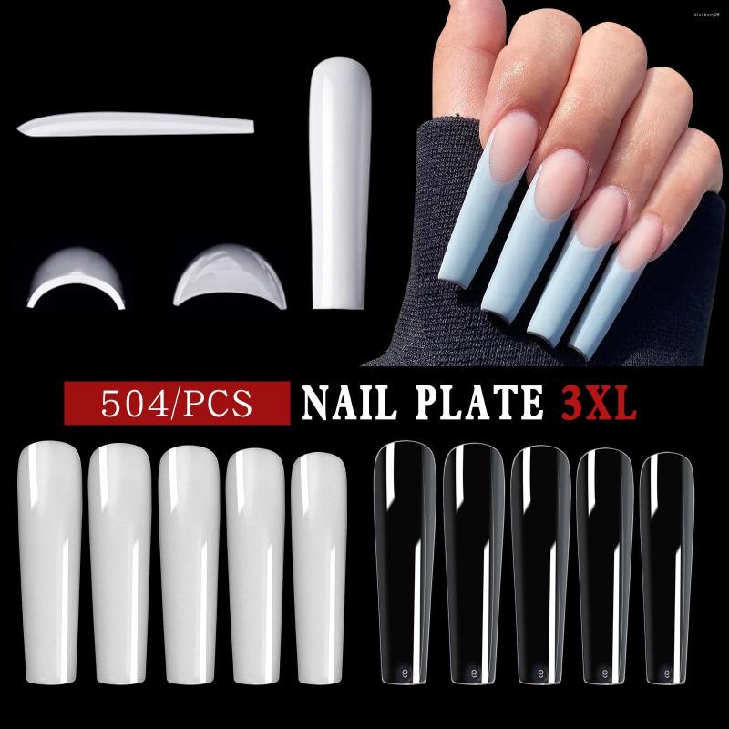 False Nails 504PCS Square Acrylic Long Full Cover Nail Tips Xxxl Clear White Art Design Salon Supplies And Tools For Manicure
False Nails 504PCS Square Acrylic Long Full Cover Nail Tips Xxxl Clear White Art Design Salon Supplies And Tools For Manicure