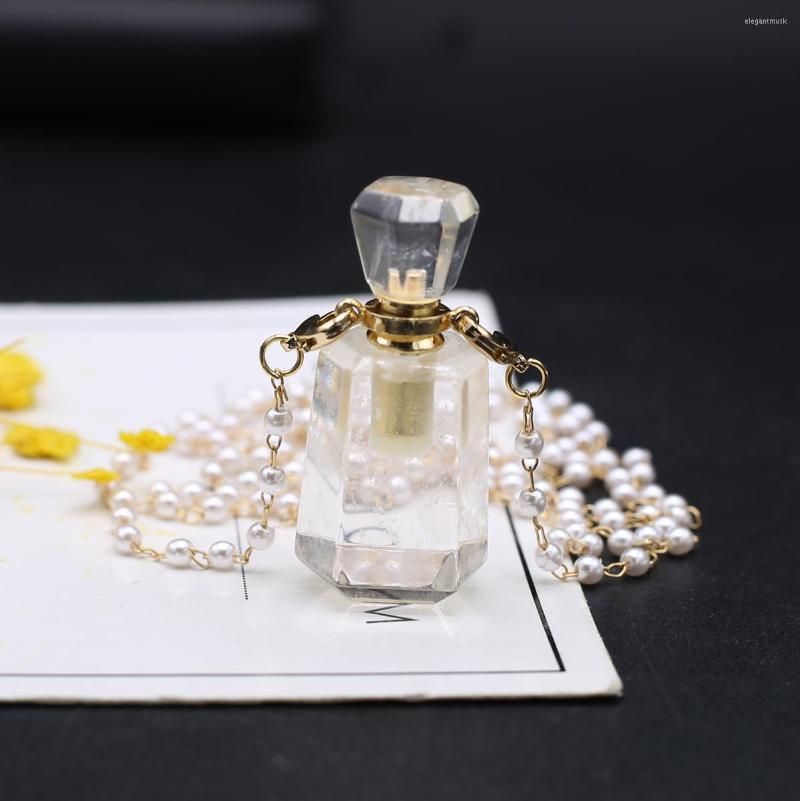 Pendant Necklaces Natural Gemstone Essential Oil Diffuser Perfume Bottle Reiki Healing White Crystal Agate Charm Necklace Jewelry Gift
Pendant Necklaces Natural Gemstone Essential Oil Diffuser Perfume Bottle Reiki Healing White Crystal Agate Charm Necklace Jewelry Gift