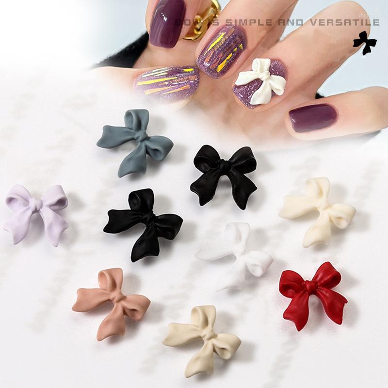 Nail Art Decorations 30/100PCS Style Bowknot Decoration Resin Long Ribbon Frosted Texture Fashion Fingernail DIY Accessories
Nail Art Decorations 30/100PCS Style Bowknot Decoration Resin Long Ribbon Frosted Texture Fashion Fingernail DIY Accessories