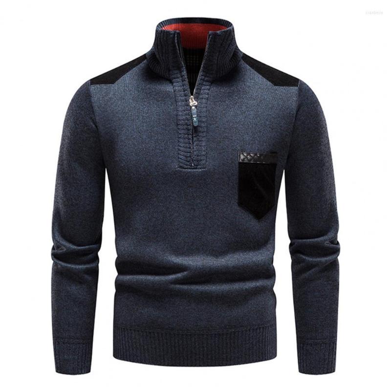 Men's Sweaters Men Sweater Contrast Colors High Collar Pockets Zipper Long Sleeves Elastic Casual Keep Warm Anti-shrink Spring For Home, Beige
Men's Sweaters Men Sweater Contrast Colors High Collar Pockets Zipper Long Sleeves Elastic Casual Keep Warm Anti-shrink Spring For Home, Beige