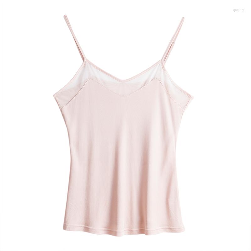Women's Tanks 2022 Summer Women Mesh Splicing V-neck Bottoming Shirt Silk Sling Female Basic Sexy Camisoles, Beige
Women's Tanks 2022 Summer Women Mesh Splicing V-neck Bottoming Shirt Silk Sling Female Basic Sexy Camisoles, Beige