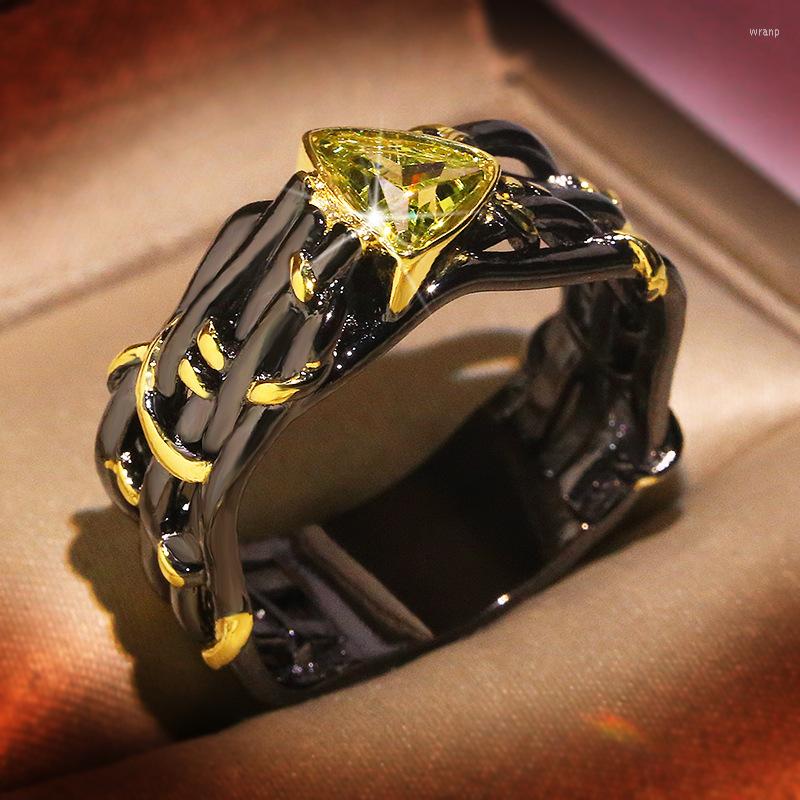 Cluster Rings Vintage Silver Plate Gothic Black Tree Branch Ring With Bling Yellow Zircon Stone Jewelry For Women Wedding Engagement Gift
Cluster Rings Vintage Silver Plate Gothic Black Tree Branch Ring With Bling Yellow Zircon Stone Jewelry For Women Wedding Engagement Gift