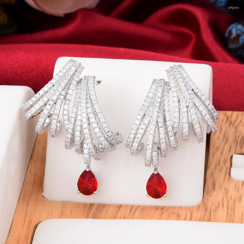 Dangle Earrings Siscathy Luxury DOUBLE STUD Trendy Cubic Zircon For Women Wedding Engagement Party JEWELRY GIFT
Dangle Earrings Siscathy Luxury DOUBLE STUD Trendy Cubic Zircon For Women Wedding Engagement Party JEWELRY GIFT
