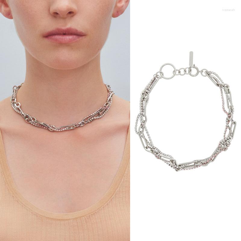 Choker LONDANY Necklace INS Jewelry Pink White Multi Layer Crystal Chain Cross Exaggerated Short Female Collar
Choker LONDANY Necklace INS Jewelry Pink White Multi Layer Crystal Chain Cross Exaggerated Short Female Collar