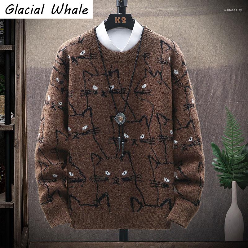 Men's Sweaters GlacialWhale Mens Knitted Sweater Men Winter Vintage Pullover Jumper Harajuku Korean Style Casual Khaki, Brown
Men's Sweaters GlacialWhale Mens Knitted Sweater Men Winter Vintage Pullover Jumper Harajuku Korean Style Casual Khaki, Brown