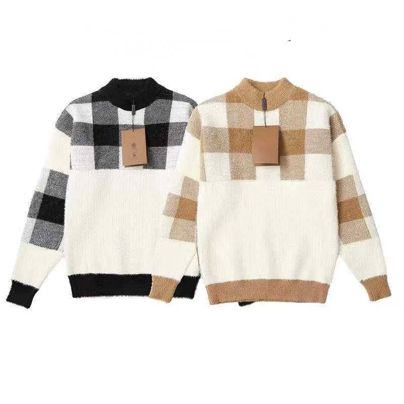 Bb designer sweater mens knitting pullover coat bur plaid panel wool sweaters men women winter warm hoodie, Khaki
Bb designer sweater mens knitting pullover coat bur plaid panel wool sweaters men women winter warm hoodie, Khaki