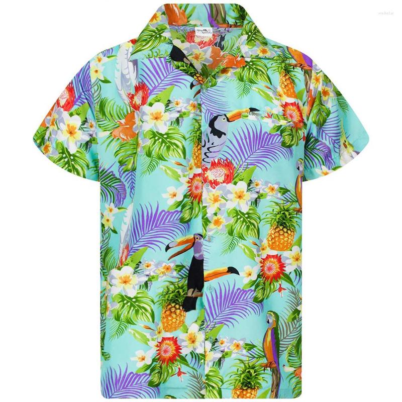Men's Casual Shirts Hawaiian Men's Parrot Print Beach Vacation For Men Lapel Button Tops Fashion Clothing Summer Camisa Masculina, Cszwj-20220722-5
Men's Casual Shirts Hawaiian Men's Parrot Print Beach Vacation For Men Lapel Button Tops Fashion Clothing Summer Camisa Masculina, Cszwj-20220722-5
