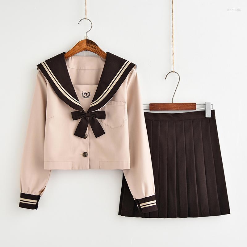 Clothing Sets Arrival Cute Schoolgirl Uniform Brown Japanese College High School Novelty Women Cosplay JK Uniforms XXL, Short sleeve set
Clothing Sets Arrival Cute Schoolgirl Uniform Brown Japanese College High School Novelty Women Cosplay JK Uniforms XXL, Short sleeve set