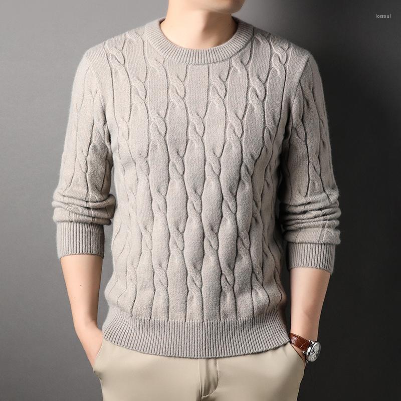 Men's Sweaters High End Boutique Thickened Round Neck Sweater Men's Autumn Winter 2022 Trend Korean Jacquard Versatile Casual Pullover, Green
Men's Sweaters High End Boutique Thickened Round Neck Sweater Men's Autumn Winter 2022 Trend Korean Jacquard Versatile Casual Pullover, Green
