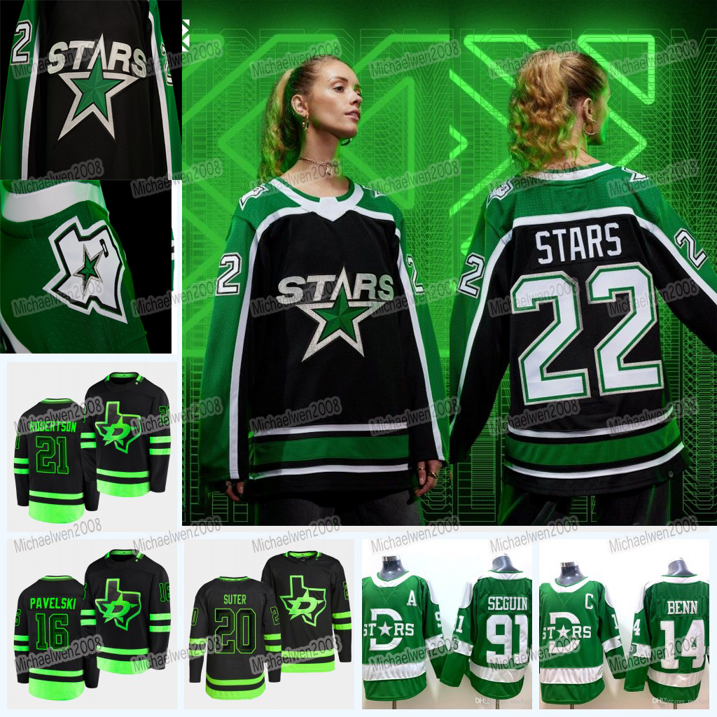 Tyler Seguin Dallas 2022-23 Reverse Retro Jersey Stars Ryan Suter Braden Holtby Jake Oettinger Joe Pavelski Jason Robertson Jamie Benn Miro Heiskanen Joel Kiviranta, Black dallas stars
Tyler Seguin Dallas 2022-23 Reverse Retro Jersey Stars Ryan Suter Braden Holtby Jake Oettinger Joe Pavelski Jason Robertson Jamie Benn Miro Heiskanen Joel Kiviranta, Black dallas stars