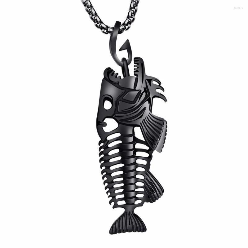 Pendant Necklaces Animal Fishbone Necklace Solid Heavy Stainless Steel Halloween Gift Hip-Hop Boys 82 31mm Size 23.6inch Chain
Pendant Necklaces Animal Fishbone Necklace Solid Heavy Stainless Steel Halloween Gift Hip-Hop Boys 82 31mm Size 23.6inch Chain