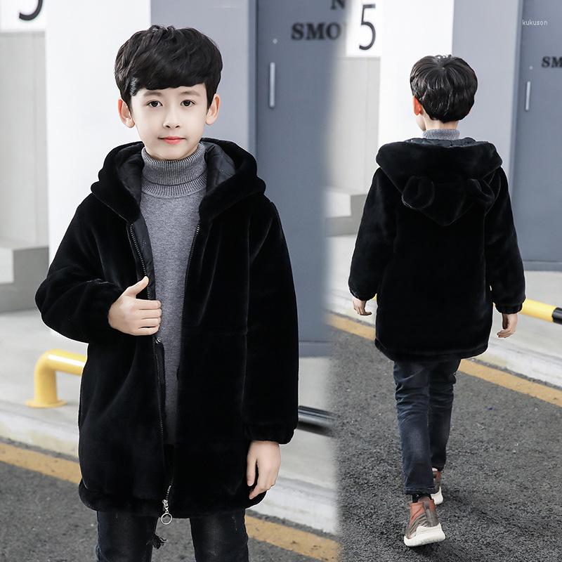 Jackets Thick Fur Hooded Big Boys Thermal Jacket Winter Warm Kids Cotton Padded Coat Spring Fall Children's Clothing, Black
Jackets Thick Fur Hooded Big Boys Thermal Jacket Winter Warm Kids Cotton Padded Coat Spring Fall Children's Clothing, Black