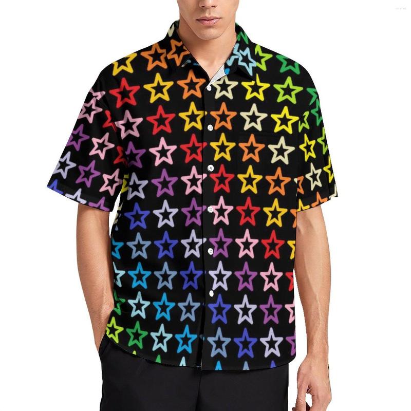 Men's Casual Shirts Broader Spectrum Rainbow Outline Stars Print Beach Shirt Short Sleeve Funny Blouses Men Graphic Top Plus Size 4XL, Style-13
Men's Casual Shirts Broader Spectrum Rainbow Outline Stars Print Beach Shirt Short Sleeve Funny Blouses Men Graphic Top Plus Size 4XL, Style-13