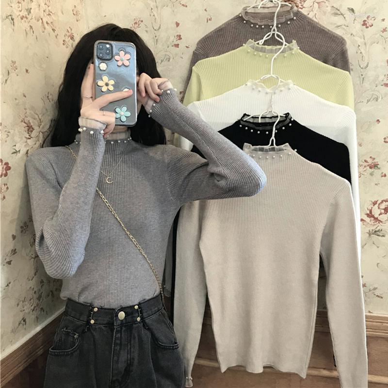 Women's Sweaters Autumn Women Pullover Korean 2022 High Neck Sweater Bottomed Shirt With Long Sleeve Nail Bead Slim Knit Top Fashion, Black
Women's Sweaters Autumn Women Pullover Korean 2022 High Neck Sweater Bottomed Shirt With Long Sleeve Nail Bead Slim Knit Top Fashion, Black