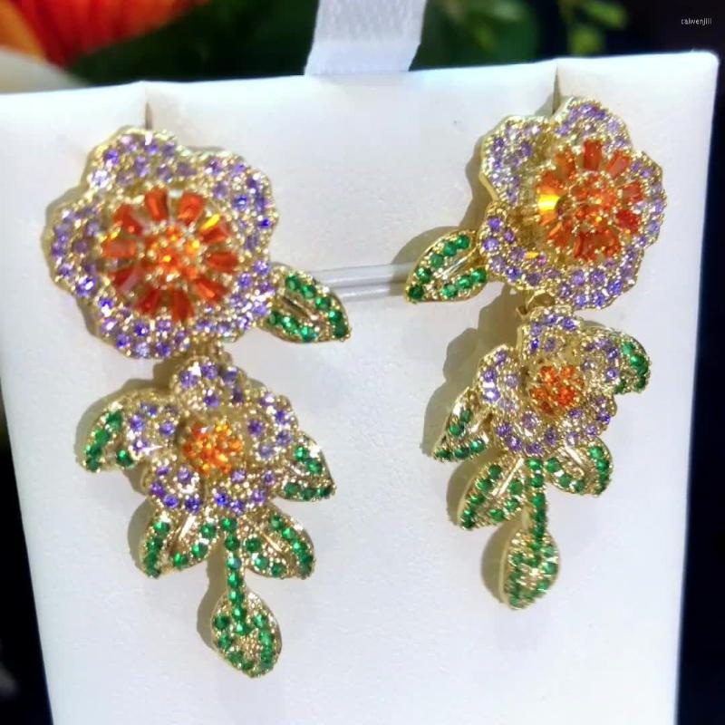 Dangle Earrings Kellybola Trendy Luxury Flower For Women Wedding Party Dubai Bridal Jewelry Boucle D'oreille Femme Gift
Dangle Earrings Kellybola Trendy Luxury Flower For Women Wedding Party Dubai Bridal Jewelry Boucle D'oreille Femme Gift