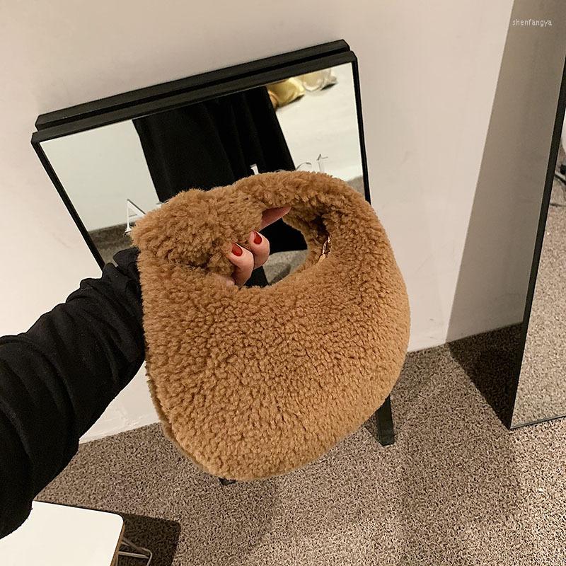 Evening Bags QIAOSANSAN Women's Bag Winter Designer Lamb Wool Portable Dumpling Fashionable Plush Wallet Foreign Style Texture Flannel, Black
Evening Bags QIAOSANSAN Women's Bag Winter Designer Lamb Wool Portable Dumpling Fashionable Plush Wallet Foreign Style Texture Flannel, Black