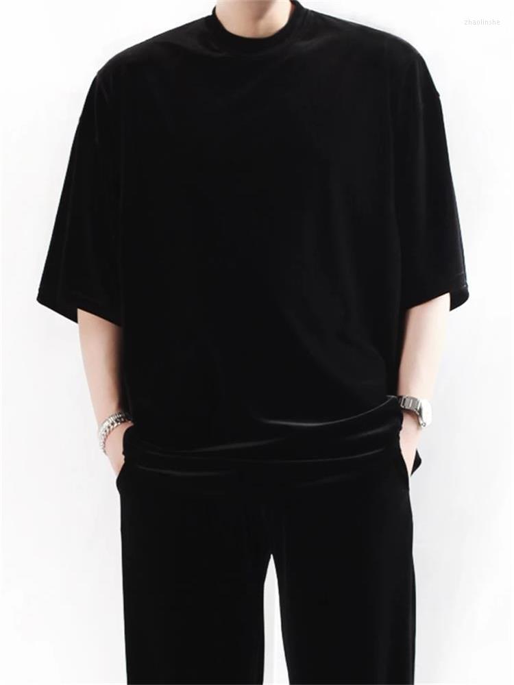 Men' T Shirts Men' Short Sleeve T-Shirt Summer Fashion Trend Pullover Loose Round Collar Velvet Large Size, Black
Men' T Shirts Men' Short Sleeve T-Shirt Summer Fashion Trend Pullover Loose Round Collar Velvet Large Size, Black