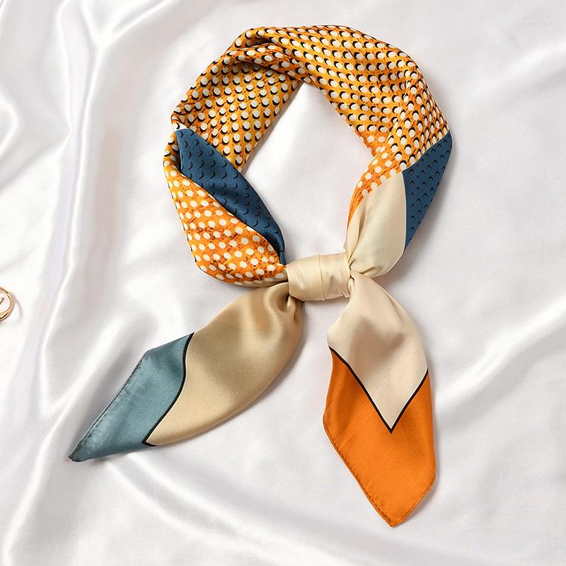 Scarves 70 70cm Multifunction Satin Silk Scarf Fashion Women Neck Print Square Handkerchief Lady Hair Scarfs
Scarves 70 70cm Multifunction Satin Silk Scarf Fashion Women Neck Print Square Handkerchief Lady Hair Scarfs