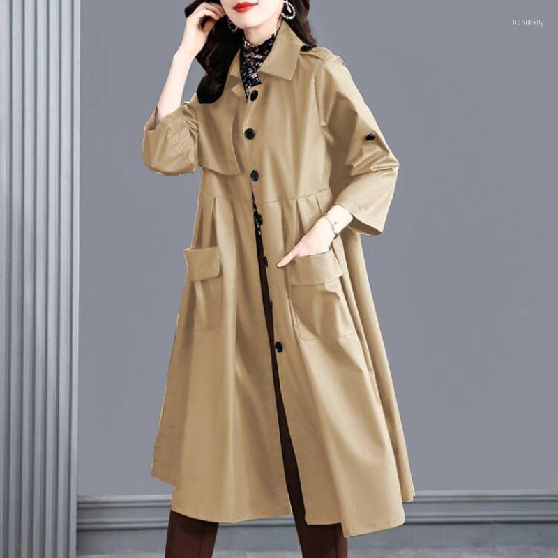 Women's Trench Coats Women Waterproof Single Breasted Long Coat Black Fashion Loose Female Windbreaker Jacket With Big Pocket S Temperament
Women's Trench Coats Women Waterproof Single Breasted Long Coat Black Fashion Loose Female Windbreaker Jacket With Big Pocket S Temperament