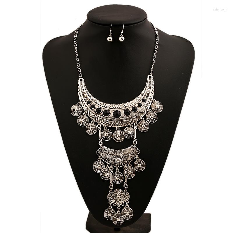 Chains LZHLQ Vintage Coin Tassel Necklaces Multilayer Mosaic Jewelry Plated Necklace 2022 Trendy Women Moon Carving Pendants Statement
Chains LZHLQ Vintage Coin Tassel Necklaces Multilayer Mosaic Jewelry Plated Necklace 2022 Trendy Women Moon Carving Pendants Statement