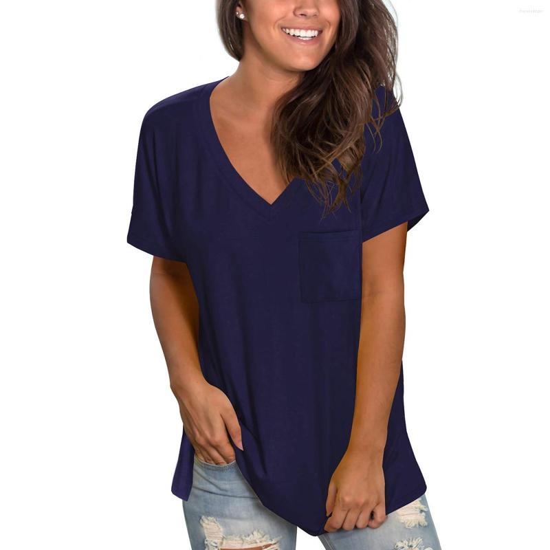 Women's T Shirts Women's Casual Comfort V-Neck Solid Color Pocket Loose Fit Short Sleeve Shirt Women Stretchy, Army green
Women's T Shirts Women's Casual Comfort V-Neck Solid Color Pocket Loose Fit Short Sleeve Shirt Women Stretchy, Army green